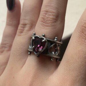 Alchemy Gothic Elizabethan Victorian Crown Ring Size US 6 1/2 - UK N